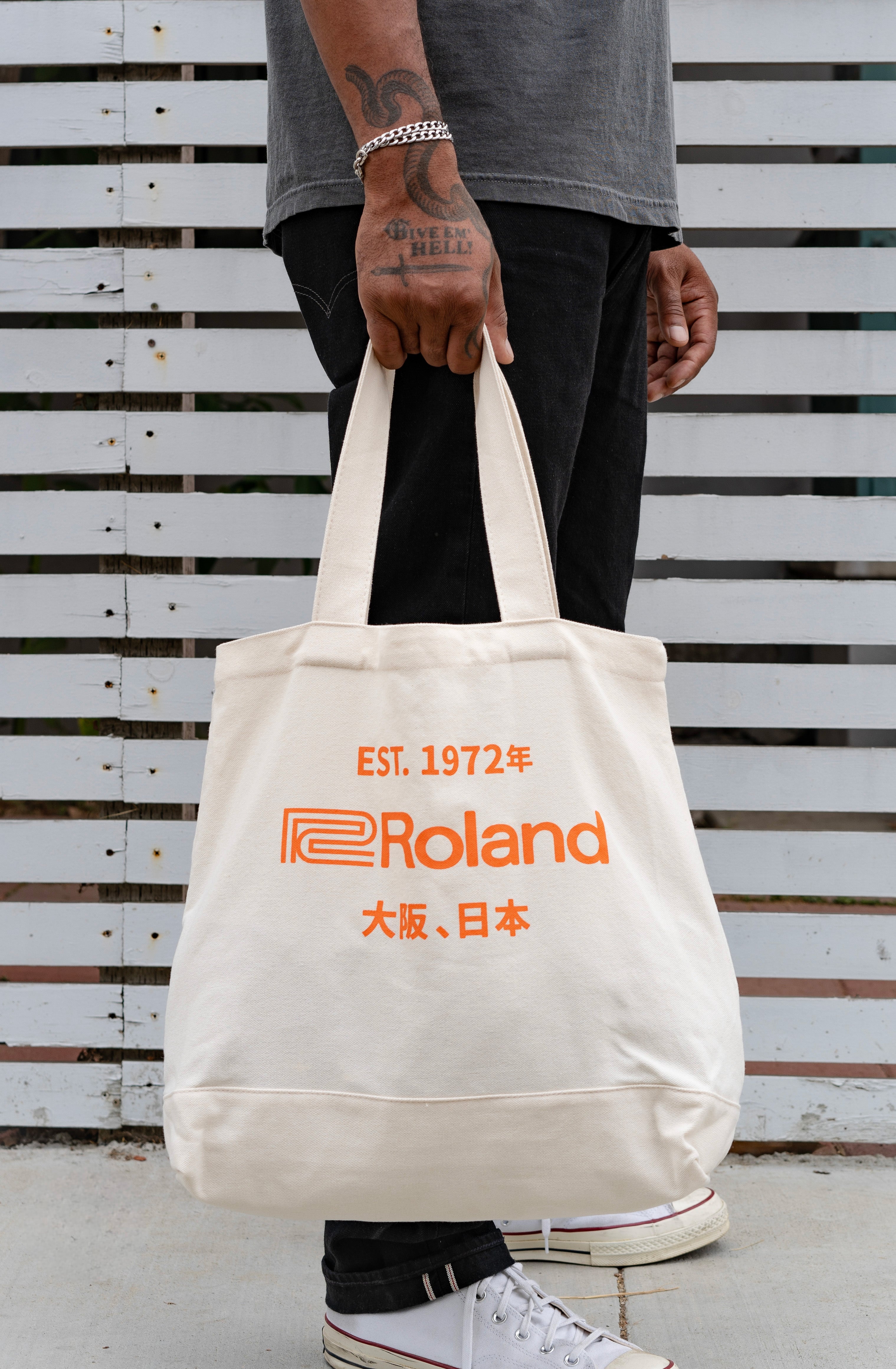 Kanji Canvas Tote